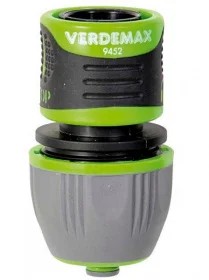 Коннектор Verdemax для шланга 1/2" 5/8" 3/4" с аквастопом (8015358094528)