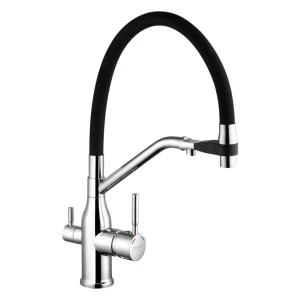 Змішувач для кухні Kroner KRP Kuche C03816BLK (CV035576)