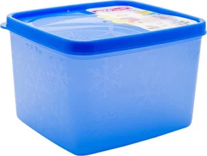 Бокс для морозильної камери Irak Plastik Alaska синій 14x12,5x9,5см 1,2л (5507)