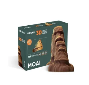 Фото картонный конструктор cartonic 3d puzzle moai (cartmoai)