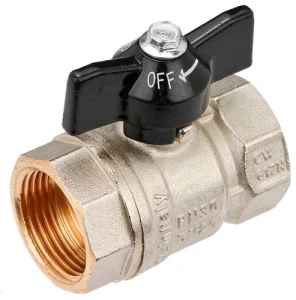Кран шаровий General Fittings Standart 1/2" ВВ (7S00M1N040400A)