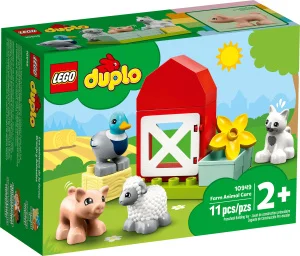 Фото конструктор lego duplo уход за животными на ферме 11 деталей (10949)