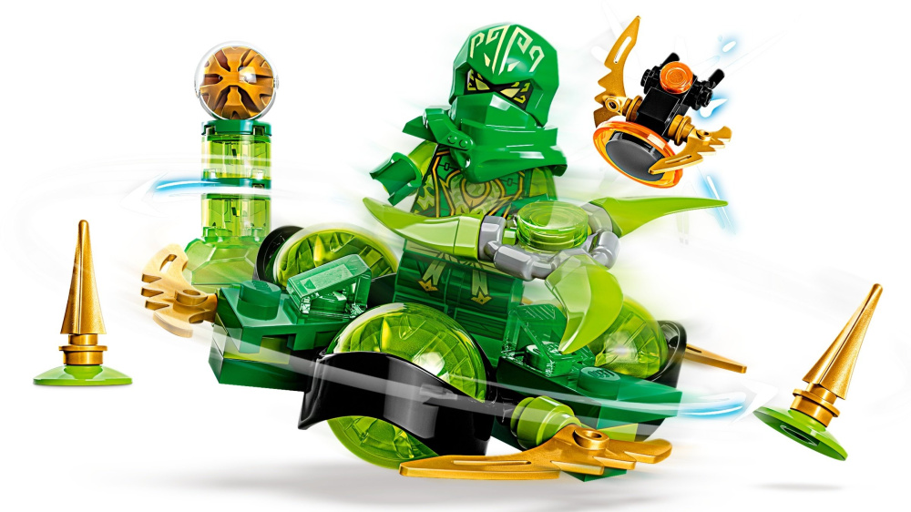 Конструктор Lego Ninjago Суперсила дракона Ллойда обертання спін-джитсу 56 деталей (71779)