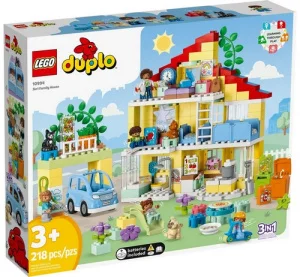 Фото конструктор lego duplo town семейный дом 3в1 218 деталей (10994)