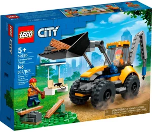 Фото конструктор lego city экскаватор 148 деталей (60385)