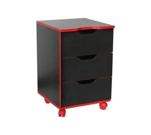 Тумба мобільна Barsky Homework Game Red THG-02