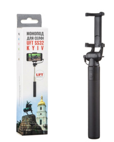 Фото монопод для селфи cо шнуром uft ss32 kyiv selfie stick black (uftss32)