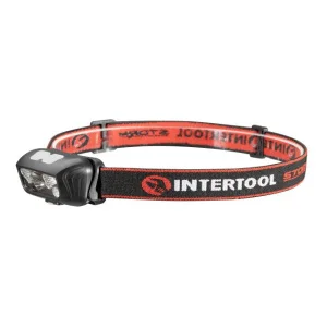 Ліхтар налобний Intertool STORM акумуляторний XPE, 2SMD, 2RED SMD (LB-0310)