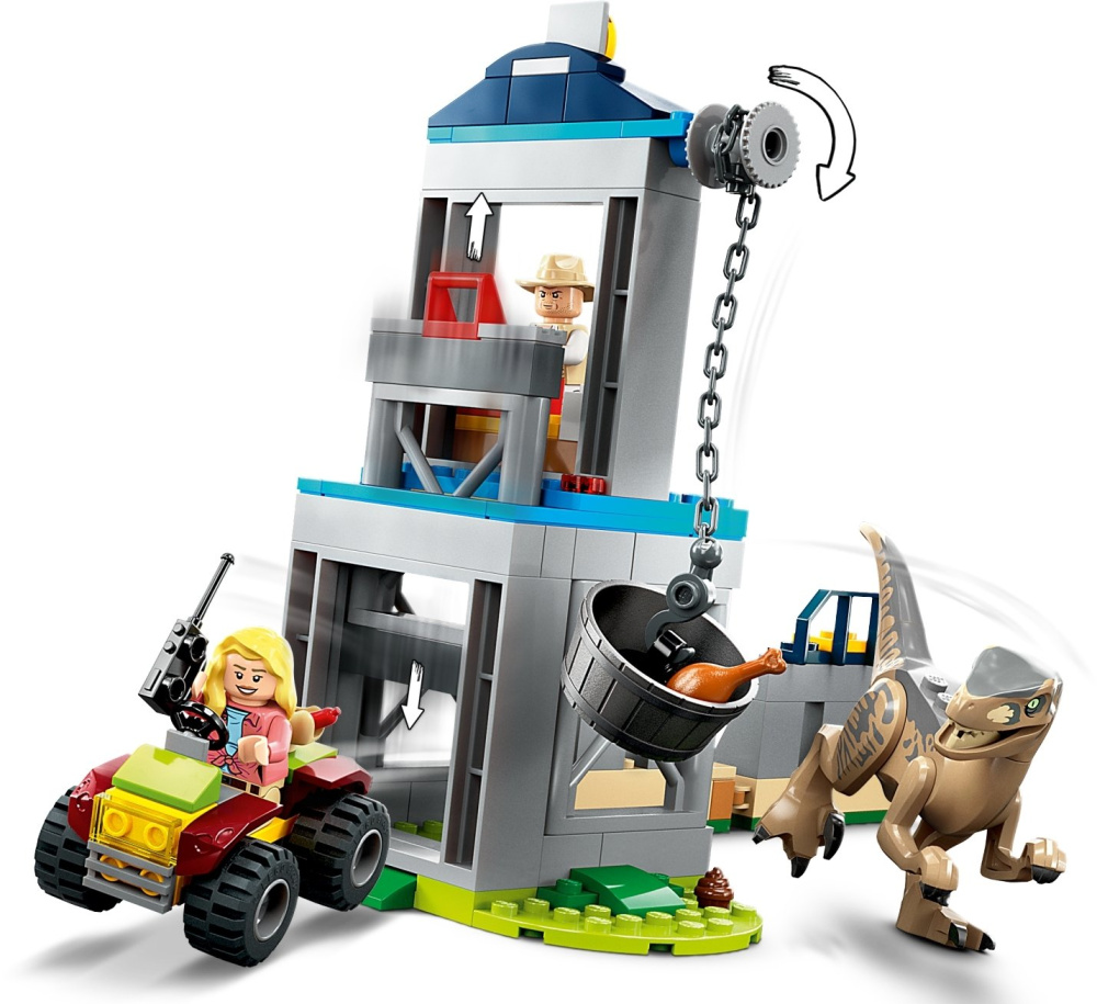 Конструктор Lego Jurassic Park Втеча велоцираптора 137 деталей (76957)