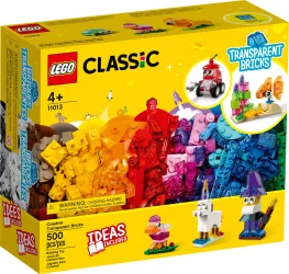 Конструктор Lego Classic Прозрачные кубики для творчества 500 деталей (11013)