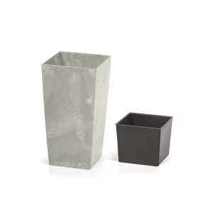 Горщик для рослин Prosperplast URBI SQUARE BETON імітація бетону, 2/4л (5905197266732)