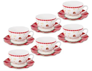 Чайний набір Lefard Christmas Deligh 250мл 12 предметів (985-147)