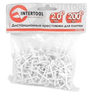 Хрестики для плитки Intertool 2мм 200шт (HT-0351)