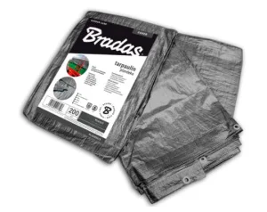 Тент тарпаулін BRADAS GRAY 200г/м2 12x18м (PLG20012/18)