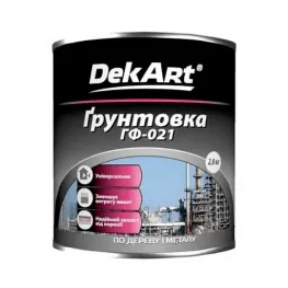 Грунтовка DekArt ГФ-021 красно-коричневая 2,8кг