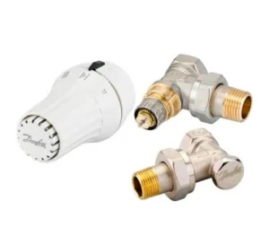 Комплект термостатичний для радіатора Danfoss RAE+RA-N+RLV-S 1/2" кутовий (013G5173)