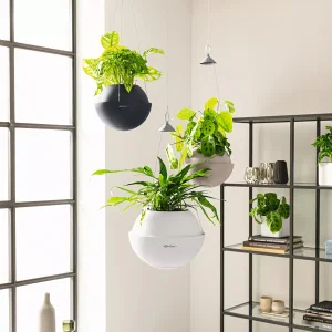 Вазон Lechuza Bola Color 23 пісочно-коричневий 23x23x18см 1,2л (16766)