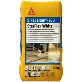 Клей Sika SikaCeram-260 StarFlex эластичный белый 25кг (496589)