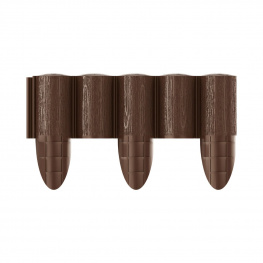 Палисадник декоративный Cellfast ECO 5 коричневый 2,4 м (34-031)