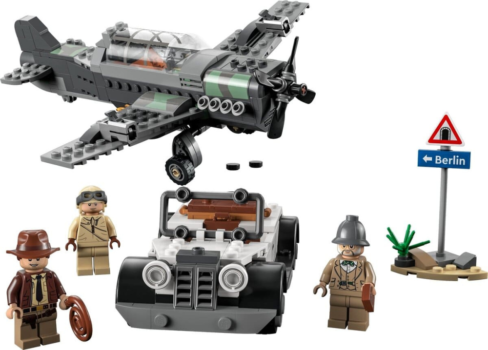 Конструктор Lego Indiana Jones Переслідування винищувача 387 деталей (77012)