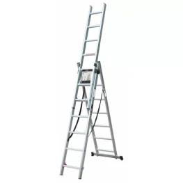 Лестница трехсекционная раскладная Ladder Standart 3x8 5м (190-9308)