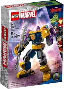 Фото конструктор lego super heroes робоброня таноса 113 деталей (76242)