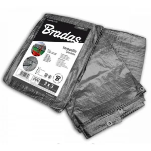 Тент высокой прочности Bradas Gray 200г/м.кв 10x10м (PLG20010/10)