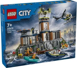 Фото конструктор lego city полицейский остров-тюрьма 980 деталей (60419)