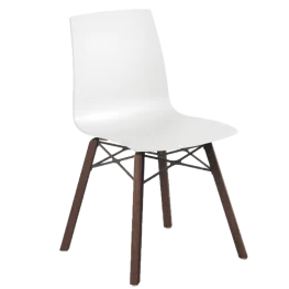 Фото стул papatya x-treme-s wox ироко белый матовый, дерево ироко (4446)