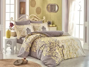 Комплект постільної білизни HOBBY Poplin Mirella капучіно 200x220см євро (30432_2,0)
