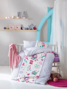 Комплект постільної білизни Cotton Box Deniz Kizi Lila 100x150см (CB_08007787)