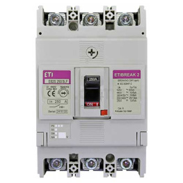 Автоматический выключатель ETI 3P 250A 16kA EB2S 250/3LF (4671813)