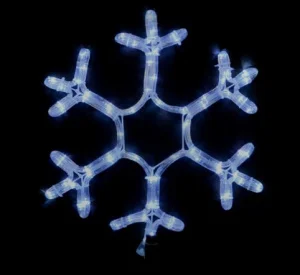 Фото гирлянда наружная delux motif snowflake ip44 en белый 40см (90012961)
