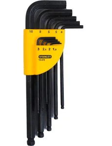 Набір ключів шестигранних STANLEY 9шт (1-13-976)