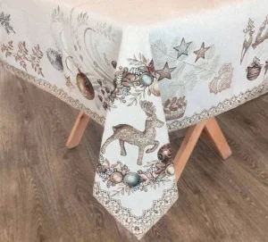 Скатертина Прованс Золоті свята 135x240см (016184)