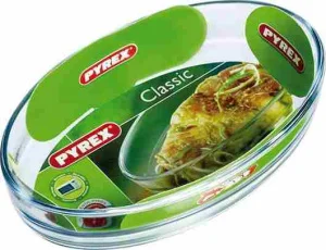 Форма Pyrex Classic Glass овальна 30x21x6см (345B000)