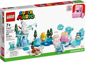 Фото дополнительный набор lego super mario снежное приключение моржа-перевертуна 567 деталей (71417)