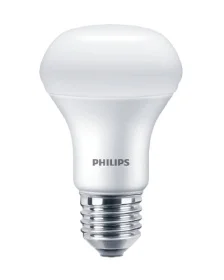 Фото светодиодная лампа philips ess led 7w 6500k 230v r63 rca e27 (929001857887)