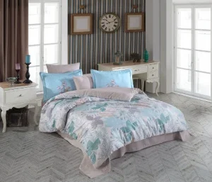 Комплект постільної білизни Hobby Exclusive Sateen Julliet м'ятний євро (168060)