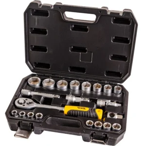 Набір головок торцевих MASTERTOOL 1/2" 10-32мм 21шт (78-4021)
