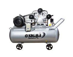Компресор ремінний Sigma W 380В 5.5кВт 865л/хв 10бар 200л (7044761)