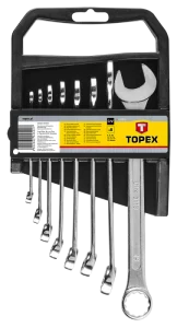 Набір ключів комбінованих TOPEX 6-19 мм 8 шт (35D352)