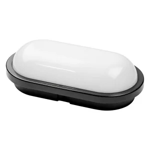 Світильник Teb Elektrik Led Айдос 20W 4200K 2000Lm 230V IP65 146,5x270,5мм овальний чорний (400-011-126)