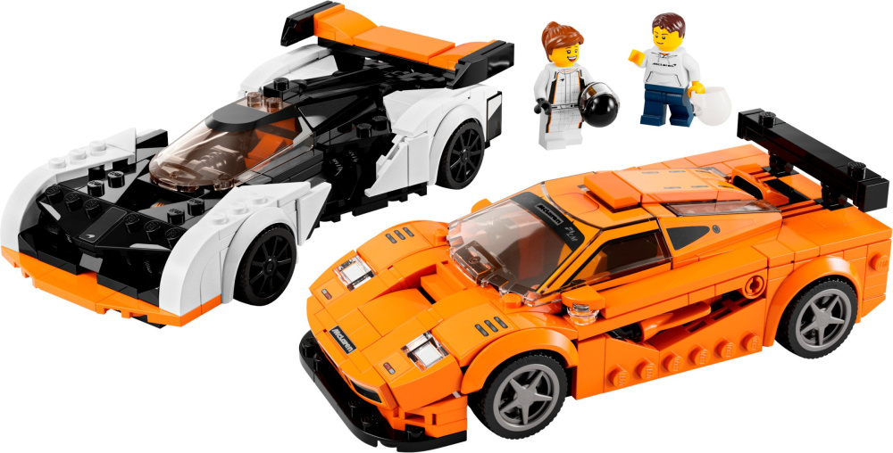 Конструктор Lego Speed Champions McLaren Solus GT и McLaren F1 LM 581 деталь (76918)