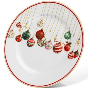 Тарілка Fissman CHRISTMAS BALLS 19см порцеляна (16082)