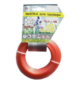 Леска для триммера VIROK звезда 3,0мм/15м (10V003)