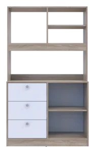 Фото мини-кухня doros лея дуб сонома/белый 100х43х171см (81359335)