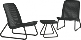 Набор мебели Keter Rio patio серый (7290103662431)
