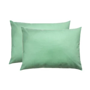 Фото набор наволочек hobby poplin gold mint мята 2x50x70см (608581)