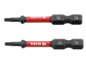 Набір біт ударних YATO TORX T8x50мм HEX 1/4“ 2шт (YT-78050)